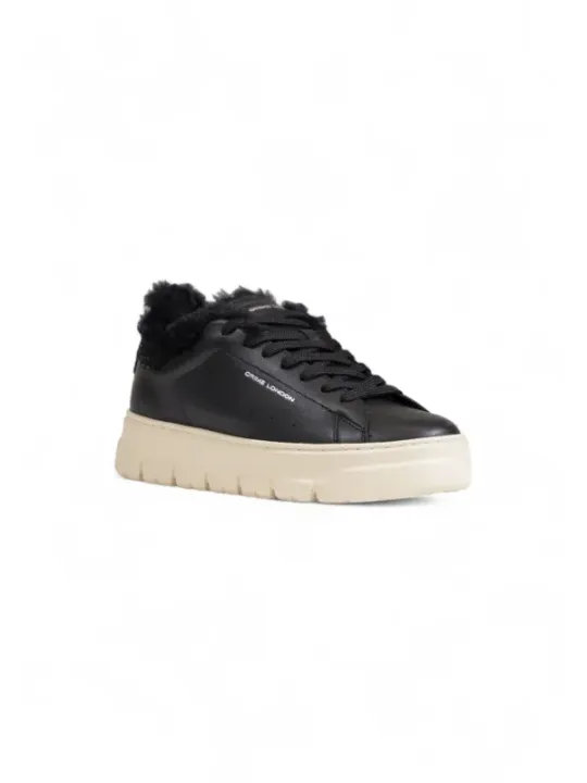 Schwarze weiße Sneaker Crime London