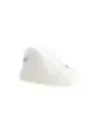 Weiße Leder-Sneakers mit Schnürung