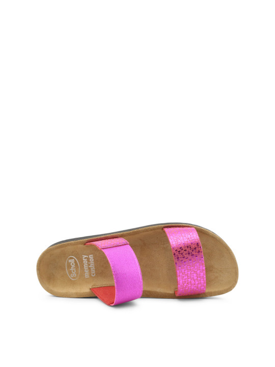 Rosa Scholl Flip-Flops mit Riemchen