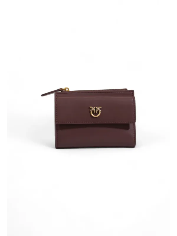 Dunkelbraune Pinko Handtasche mit Kuhkopf Dunkelbraune Pinko Handtasche mit Kuhkopf