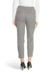 Schwarze weiße Karomuster Leggings