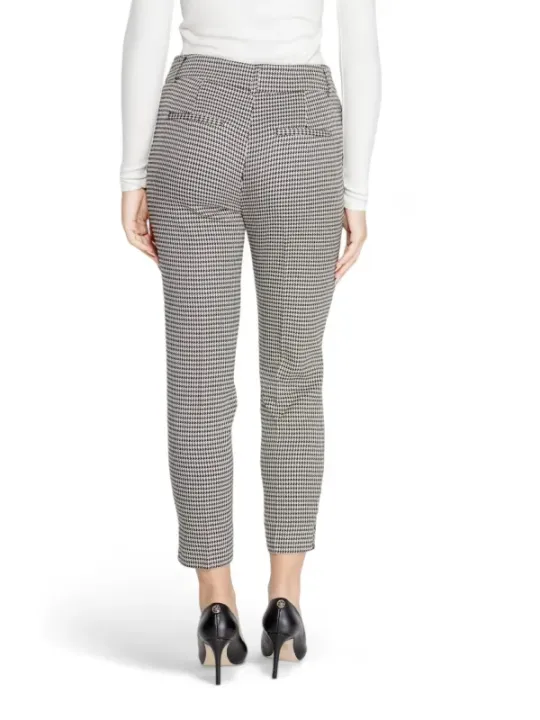Schwarze weiße Karomuster Leggings