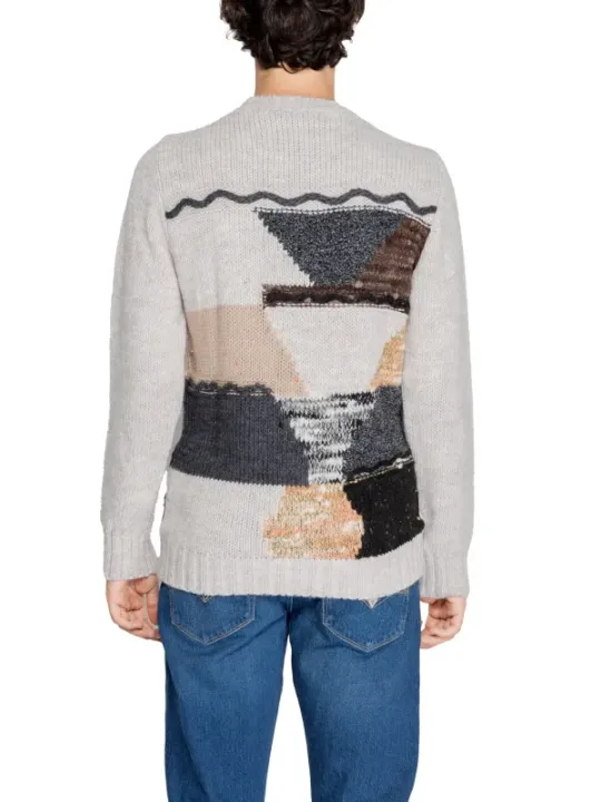 Patchwork-Strickpullover Gianni Lupo