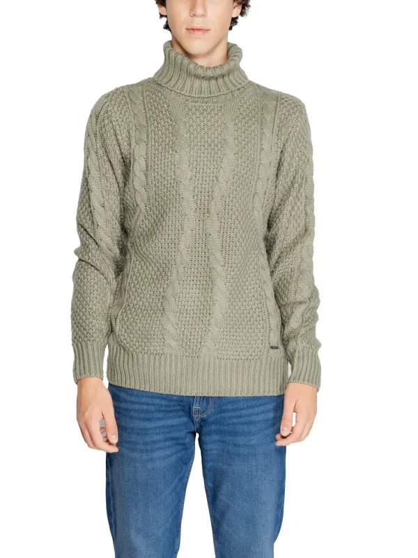 Haferbrei Kabelstrick Rollkragenpullover Haferbrei Kabelstrick Rollkragenpullover