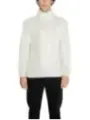 Weißer Zopfstrick Rollkragenpullover Gianni Lupo