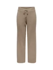 Beige Cordhose mit Kordelzug