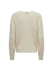 Cremefarbener Wollpullover von Jacqueline De Yong