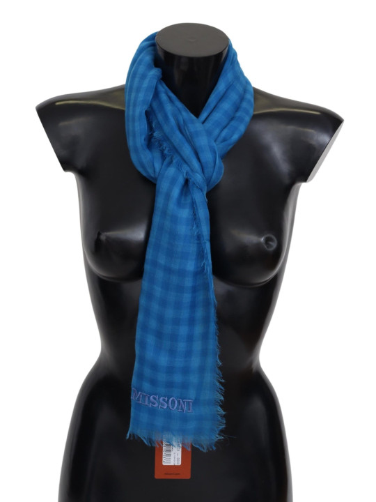 Scarves Chic Checkered Cashmere Scarf 460,00 € 7333413017635 | Planet-Deluxe