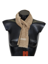 Scarves Elegant Wool Scarf with Signature Design 320,00 € 7333413018052 | Planet-Deluxe