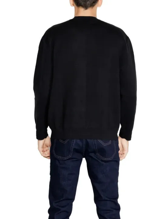 Schwarzes Armani Exchange Langarmshirt