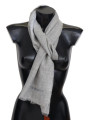 Scarves Elegant Beige Wool Silk Unisex Scarf 320,00 € 7333413018274 | Planet-Deluxe