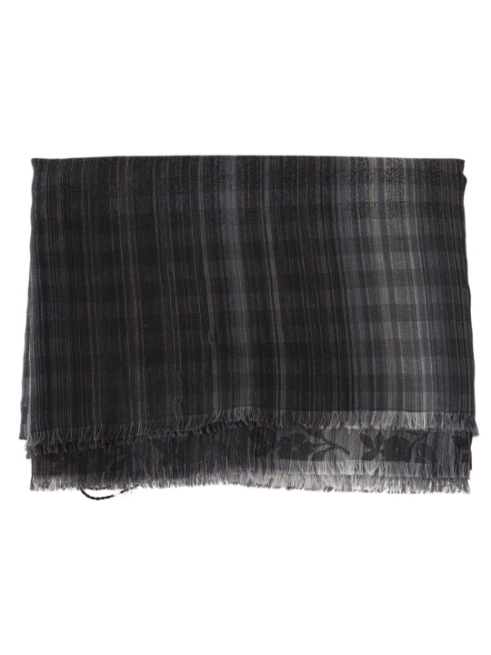 Scarves Elegant Wool Silk Polka Dot Scarf 320,00 € 7333413018168 | Planet-Deluxe
