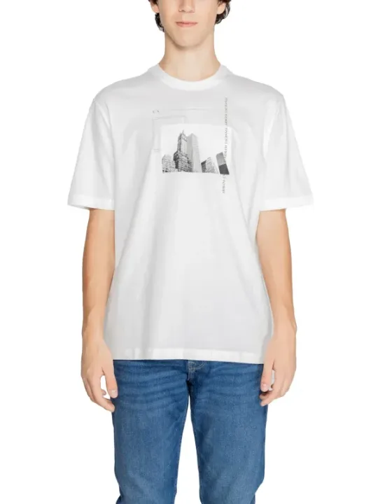 Lockere Armani Exchange Webshirt, Oversize