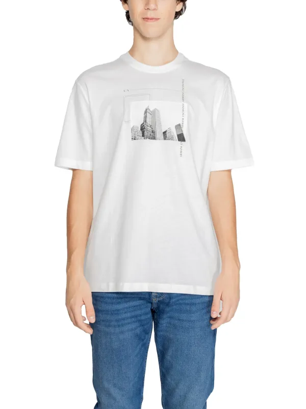 Lockere Armani Exchange Webshirt, Oversize Lockere Armani Exchange Webshirt, Oversize