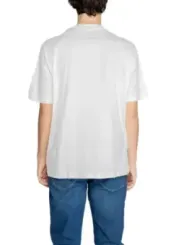 Weißes Armani Exchange T-Shirt Rückseite