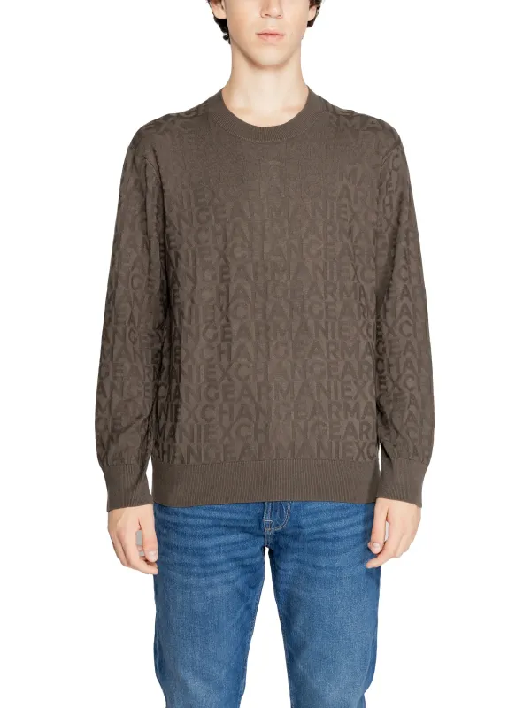 Braune Armani Exchange Strickpullover Braune Armani Exchange Strickpullover