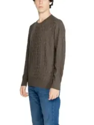 Braune Armani Exchange Pullover mit Muster