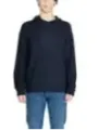 Dunkelblauer Kapuzenpullover Armani Exchange