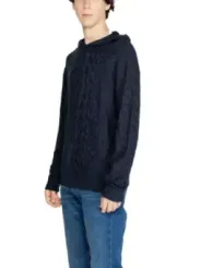 Dunkelmarineblauer Armani Exchange Kapuzenpullover