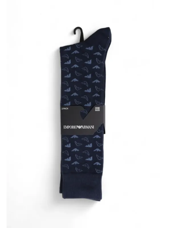 Dunkelblaue Emporio Armani Herrensocken Dunkelblaue Emporio Armani Herrensocken