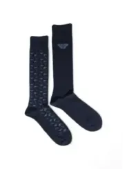 Armani Socken schwarz graues Design