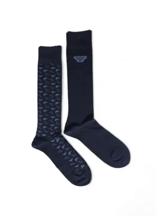 Armani Socken schwarz graues Design