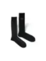 Schwarze Socken mit Vogelmuster