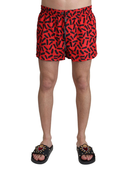 FOR THE günstig Kaufen-Radiant Red Drawstring Swim Trunks. Radiant Red Drawstring Swim Trunks <![CDATA[Make a splash in these eye-catching Dolce & Gabbana men’s swim trunks. Perfect for your next vacation or poolside event, these trunks offer a comfortable elastic waist, conv