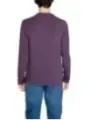 Armani Supima Baumwolle Langarmshirt lila