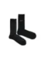 Schwarze Socken mit Vogelmuster