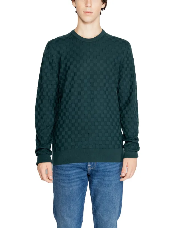 Calvin Klein Waffelstrick-Pullover Herren Calvin Klein Waffelstrick-Pullover Herren