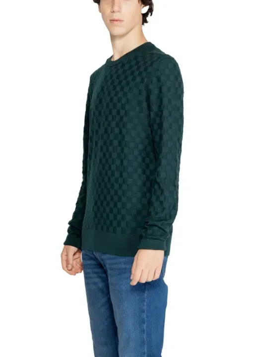 Grüner Calvin Klein Karomuster Pullover