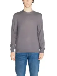 Grauer Armani Exchange Crewneck Pullover
