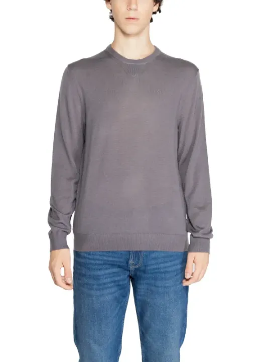 Grauer Armani Exchange Crewneck Pullover