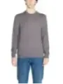 Grauer Armani Exchange Crewneck Pullover