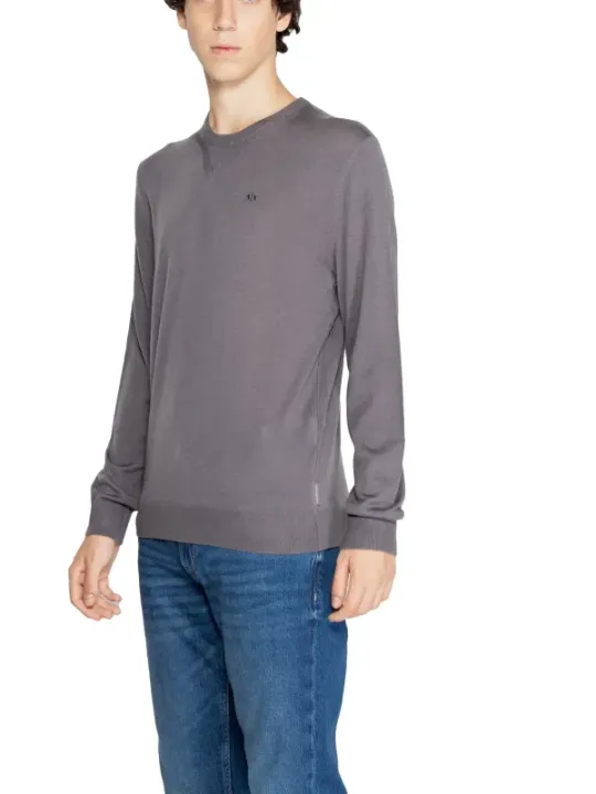 Armani Exchange graues Langarmshirt Modell