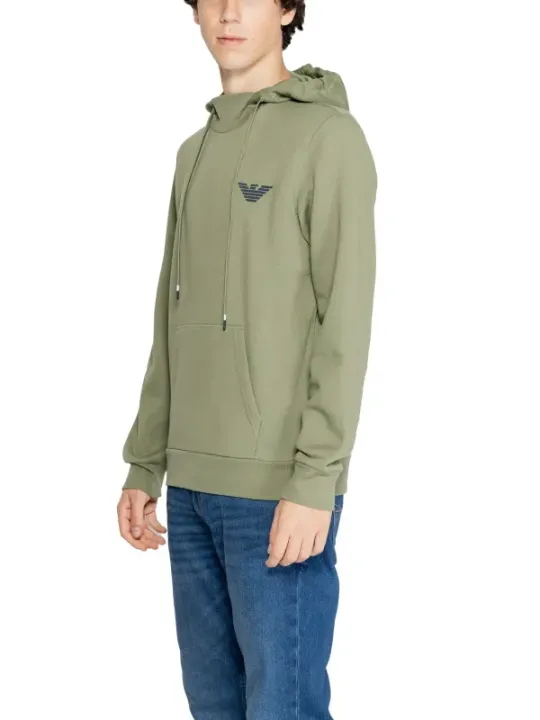Grüner Armani Hoodie Jeans Modell