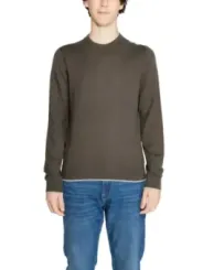 Dunkelbrauner Armani Exchange Herrenpullover