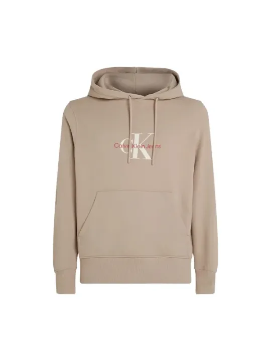 Neutrale Calvin Klein Kapuzenpullover Sweatshirt