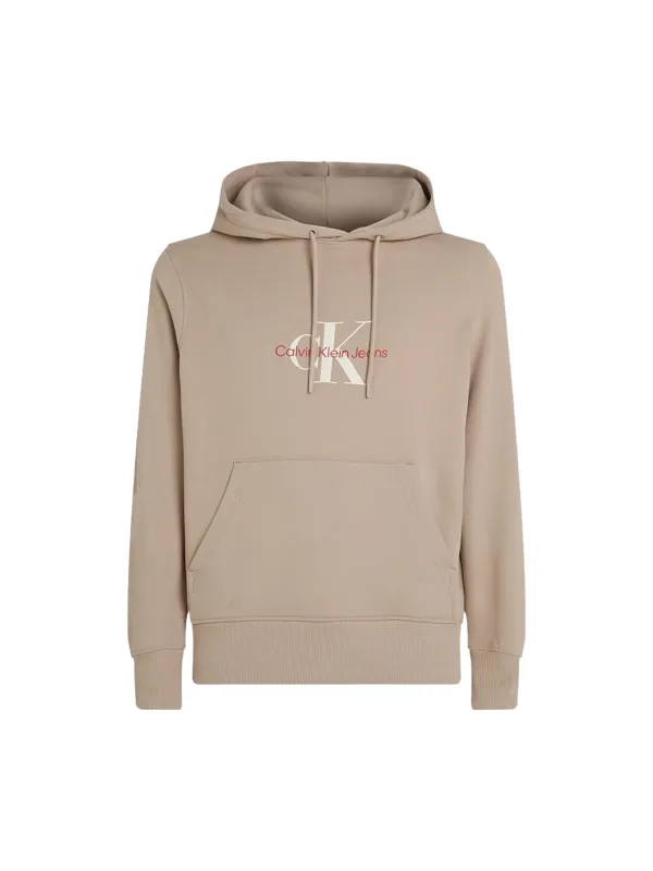Neutrale Calvin Klein Kapuzenpullover Sweatshirt Neutrale Calvin Klein Kapuzenpullover Sweatshirt