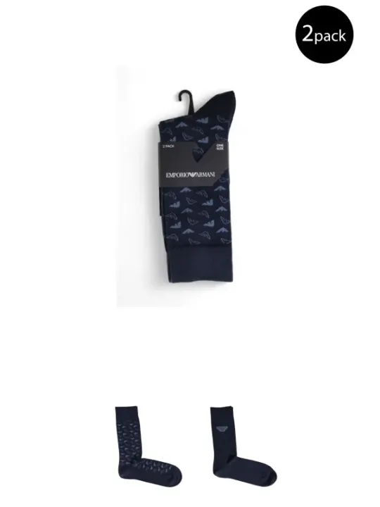 Dunkelgraue Emporio Armani Herrensocken