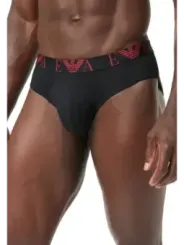 Schwarze Armani Herren Unterwäsche Briefs