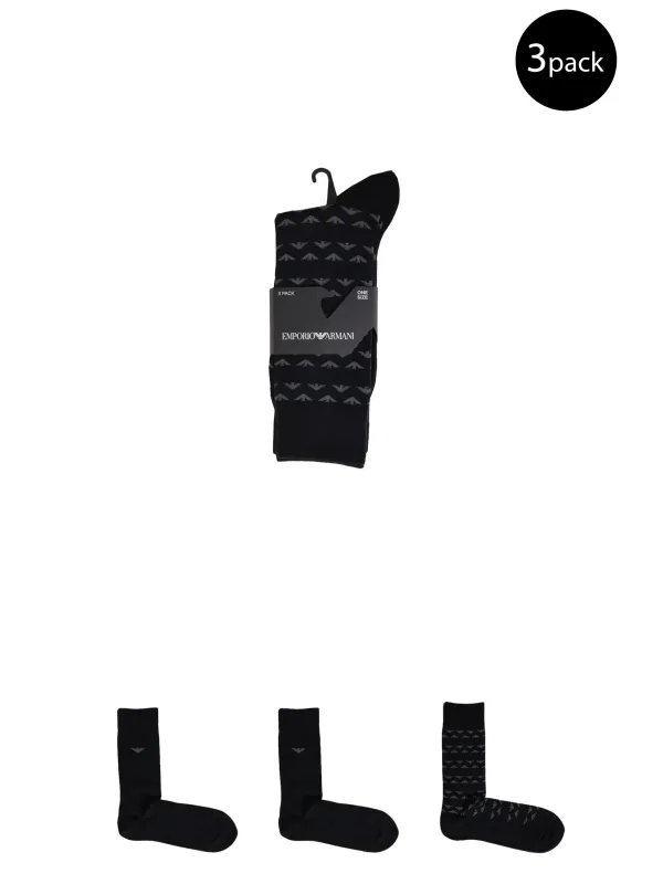 Emporio Armani schwarze Socken Set