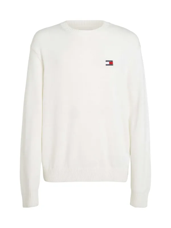 Tommy Hilfiger weißer Logo-Pullover Tommy Hilfiger weißer Logo-Pullover
