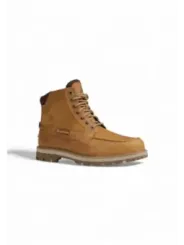 Hellbrauner Timberland Stiefel Seitenansicht