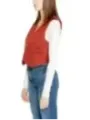 Rotes Vero Moda Weste Jeans