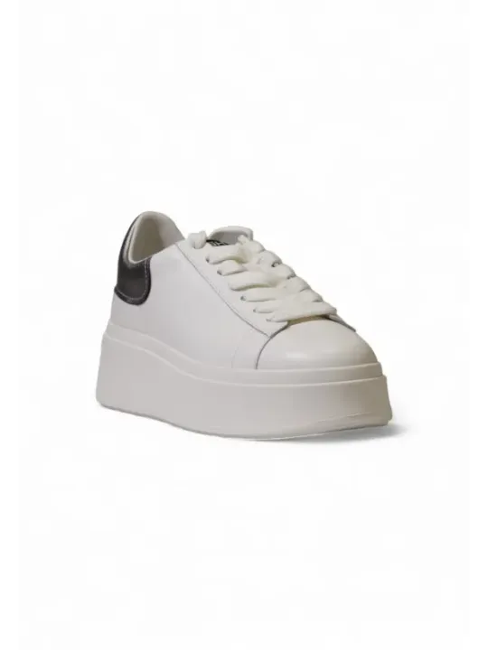 Weiße Nike Leder-Sneakers mit Logo