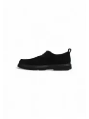Schwarzer Calvin Klein Schnürschuh seitlich
