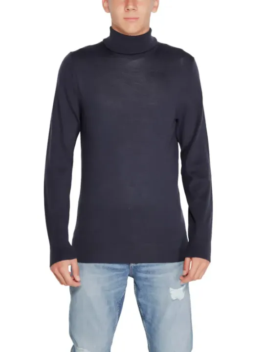 Dunkelgrauer Herren Rollkragenpullover Calvin Klein