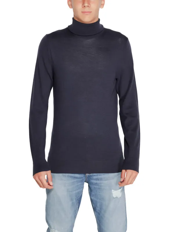 Dunkelgrauer Herren Rollkragenpullover Calvin Klein Dunkelgrauer Herren Rollkragenpullover Calvin Klein